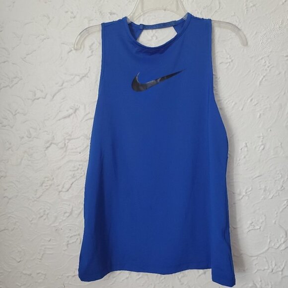 NWT NIKE Blue Tank top - Picture 3 of 4